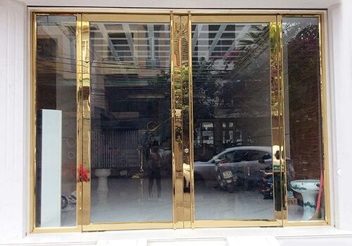 Khung cửa kính inox mạ màu - Inox Màu Thanh Dương - Công Ty TNHH Inox Thanh Dương 316